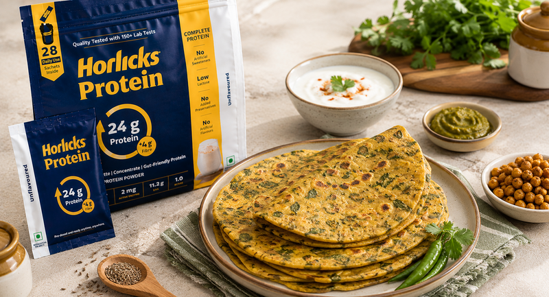 Wholesome Methi Thepla Recipe with a Protein Boost
