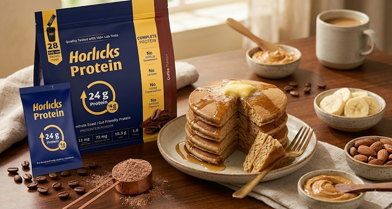 Coffee Protein Pancakes for a Fluffy Breakfast
