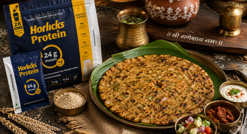 Nutrition Packed Jowar Besan Thalipeeth Recipe
