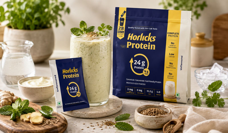Spiced Buttermilk Chaas Recipe with Horlicks Protein
