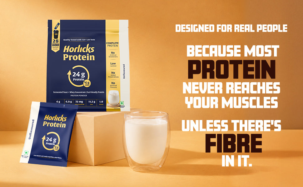 Horlicks Protein Powder 1kg with 28 sachets | Chocolate Flavour