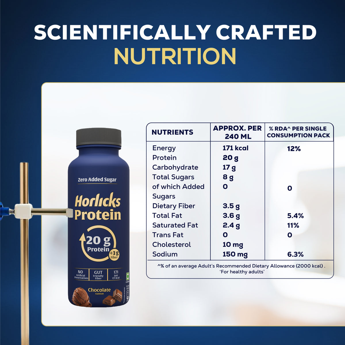 Chocolate protein shake- pack of 9