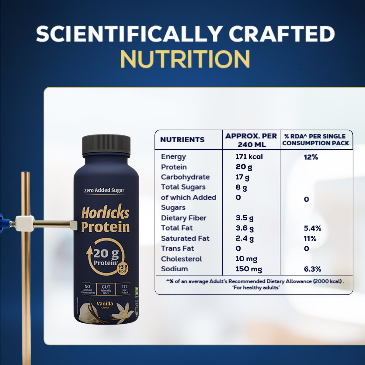 Vanilla protein shake- pack of 6
