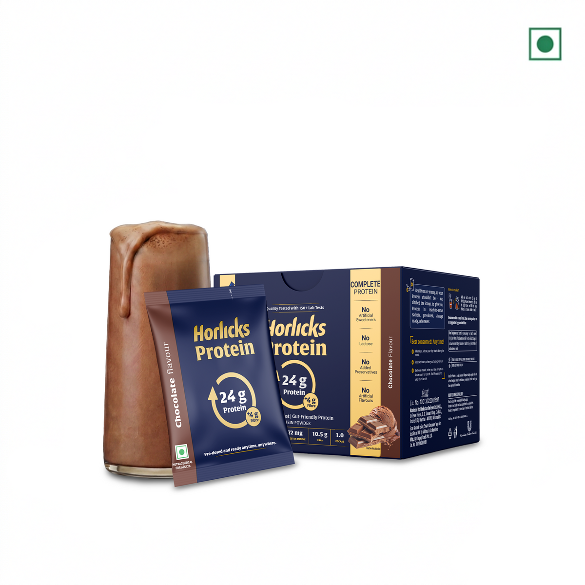 Horlicks Protein Powder Box of 5 sachet | Chocolate Flavour