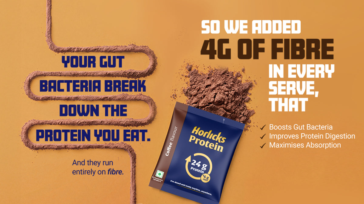 Horlicks Protein Powder Box of 5 Sachet | Coffee Flavour