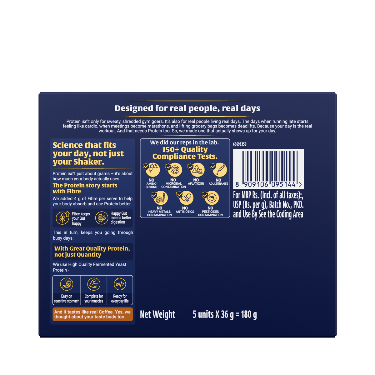 Horlicks Protein Powder Box of 5 X 2 | Coffee Flavour