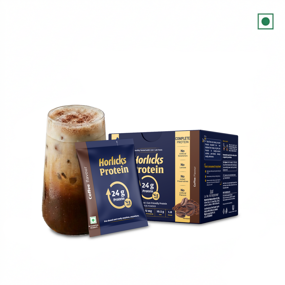 Horlicks Protein Powder Box of 5 X 2 | Coffee Flavour