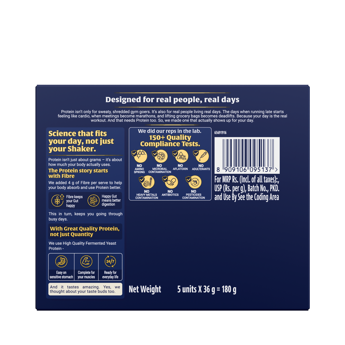Horlicks Protein Powder Box of 5 X 3 | Unflavoured