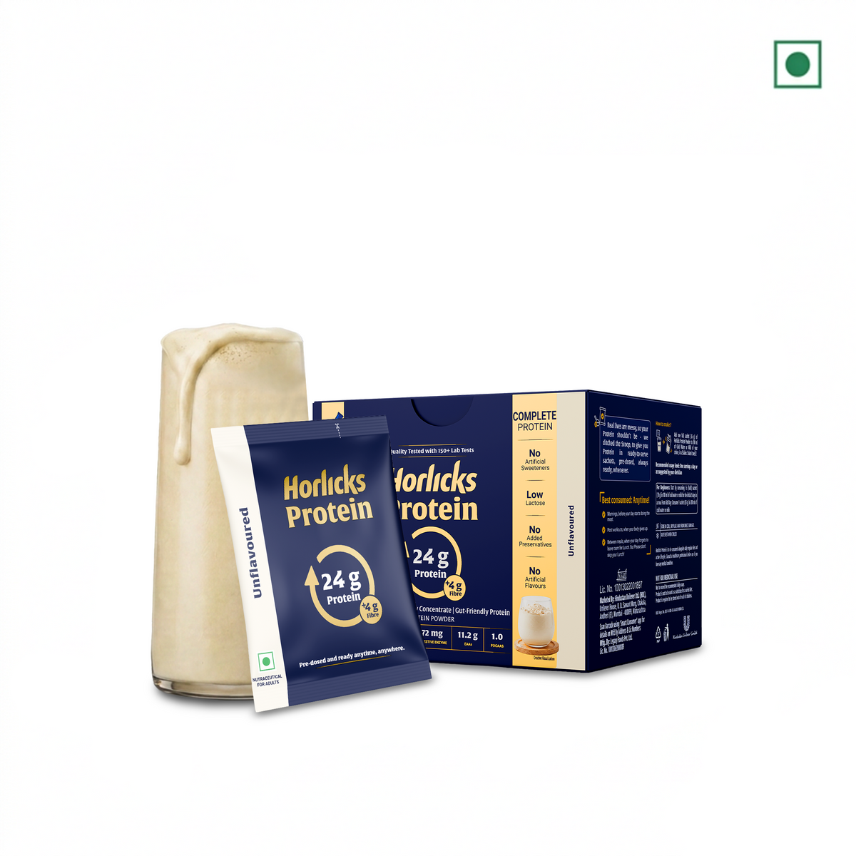 Horlicks Protein Powder Box of 5 X 3 | Unflavoured