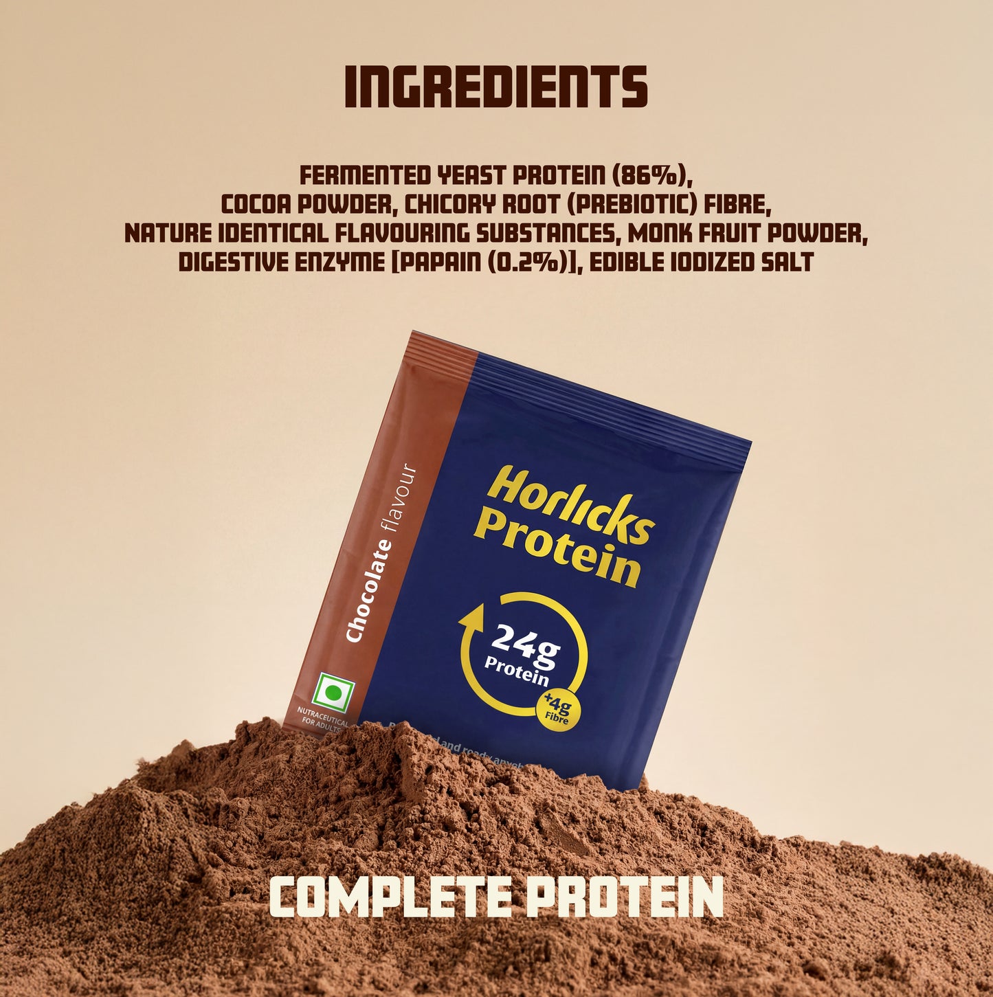 Horlicks Protein Powder 1kg with 28 sachets | Chocolate Flavour