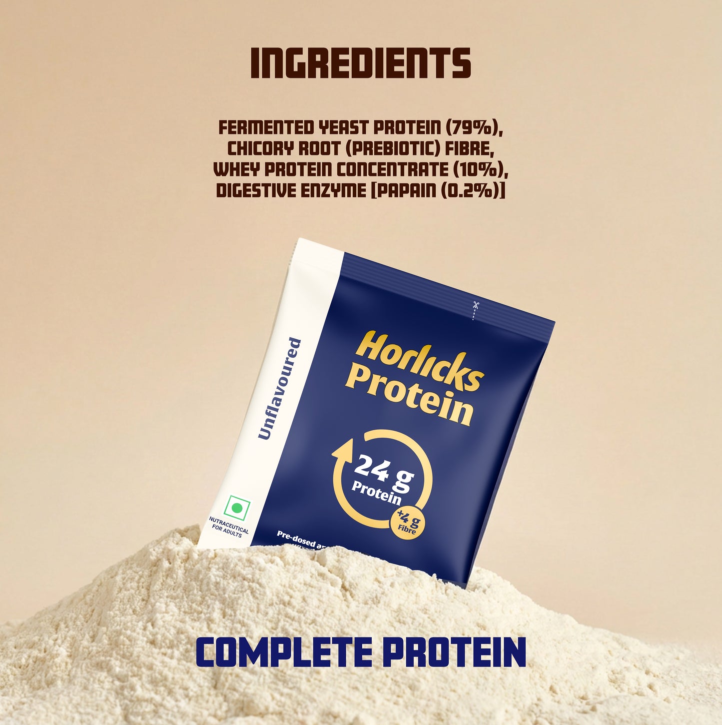 Horlicks Protein Powder 1kg Pack of 3 | Unflavoured
